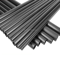 Tige télescopique en fibre de carbone de Chine, connecteur de tube carré pour tige alimentée en eau, tige de nettoyage de vitres en fibre de carbone pour ski, direct usine