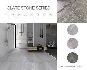 Carrelage en béton mat, grand format, couleur gris, carrelage rustique - Product Image 5