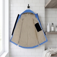 Robe de change longue imperméable et à séchage rapide pour adulte, en polaire chaude coupe-vent, poncho de surf avec doublure polaire, style tropical