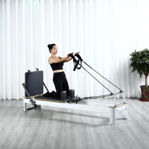 <span class=keywords><strong>VOG</strong></span> <span class=keywords><strong>VOG</strong></span>-PL019 Reformer de Pilates - Aleación de Aluminio Ajustable y Portátil para Estudios, Uso Doméstico, Yoga y Fitness - Product Image 1