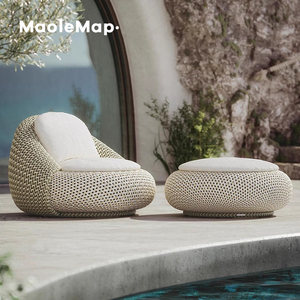 Outdoor <strong>rattan</strong> sofa homestay terrace balcony coffee table combination villa hotel garden patio aluminium pool chair <strong>furniture</strong> - Product Image 1