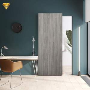 Kit de quincaillerie moderne pour porte coulissante en bois massif, étanche, style rustique, gain de place, garantie 5 ans, pour chambre à coucher - Product Image 3