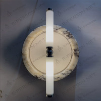 Applique murale moderne en marbre, applique murale LED de luxe, lampe murale décorative d'intérieur