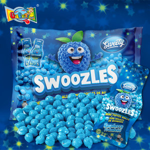 Bonbons à mâcher croustillants et enrobés, saveur pomme acidulée, certifiés Halal, style Skittles miniatures 16g, les plus vendus sur TikTok, en gros - Product Image 2