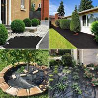 Bien conçu agricole PP tapis de mauvaises herbes fournitures de jardin paysage couverture de sol tissé rouleau de tissu avec service de coupe personnalisé