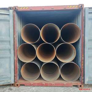 Pipa cairan SSAW pipa baja lasan digunakan untuk transmisi air cairan tekanan rendah tabung baja spiral - Product Image 6