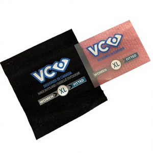 Étiquettes principales en plastique sans étiquette personnalisées avec logo de marque, imprimées en sérigraphie, écologiques, forme rectangulaire, coupe droite pour vêtements - Product Image 2