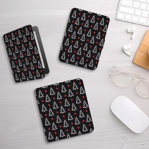 Weihnachtsthema Individuelle Smarte Magnetische E-Book-Hüllen PU-Leder Kindle Paperwhite 12. Generation 2024 Schutzhülle Transparente Rückseite Handschlaufe - Product Image 2