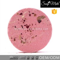 OEM/ODM 60g Bom Mandi Bunga Kering Buatan Tangan Gliserin Alami Vegan Aromaterapi Spa Relaksasi Minyak Esensial Pengelupasan Kulit