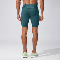 Shorts de cyclisme sportifs professionnels pour hommes, shorts de gym élastiques, shorts de course mi-longs pour hommes, shorts de cycliste personnalisés pour hommes