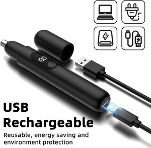 Tondeuse Électrique Portable pour Oreilles et Nez, Rechargeable par USB, Rasoir Multifonctionnel pour Poils du Nez et des Oreilles, Tondeuse pour Hommes - Product Image 1