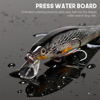 Hunthouse — leurre méné bionique en plastique abs, avec anneaux fendus, appât artificiel idéal pour la pêche au bar, 85mm, 6.5g