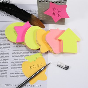 HengXin <b>Sticky</b> <b>Note</b> Special Shape Colorful Good Quality Stationary Memo Pad With <b>Sticky</b> for Students - Product Image 3