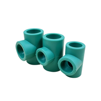 Raccords de tuyauterie PPR résistants à la chaleur et durables de la marque RHTUBE, couleur verte, PN25, haute pression, résistants à la corrosion, pour système d'alimentation en eau