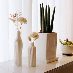 Monaroma แจกันลายปูนปลาสเตอร์ตัวกระจายกลิ่นดอกไม้, กลิ่นหอมยาวนานกลิ่นชาเขียวลาเวนเดอร์สำหรับตกแต่งบ้านที่หรูหรา - Product Image 4