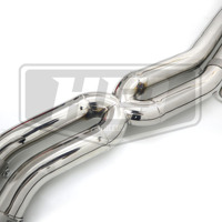 Silenciador de Válvula de Acero Inoxidable 304 para AUDI S4 S5 B9, Válvula Electrónica con Control Remoto, Diseño de Tubo en X con Sonido Potente