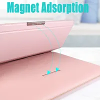 Housse de protection pliable pour ordinateur portable Samsung Galaxy Book 4 Pro 14 pouces avec support, repose-poignet, chargeur, pochette pour souris et étui pour câbles
