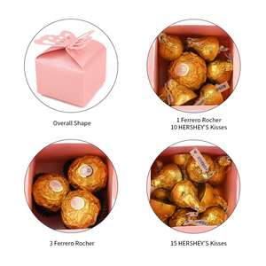 Boîtes papillon faveur fille bébé douche papillon boîte à bonbons décoration fête mariage <span class=keywords><strong>anniversaire</strong></span> petit papillon coffrets cadeaux - Product Image 2