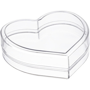 Customized Acrylic Square Rectangle Heart Shape Recyclable Modern Freestanding <b>Display</b> Case <b>Boxes</b> Wholesale Clear for - Product Image 1