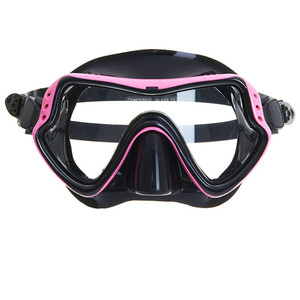 Bán buôn dành cho người lớn HD chống sương mù Silicone ống thở Goggle mặt nạ đầy đủ Mặt Màu Xanh màu hồng không thấm nước Scuba lặn mặt nạ bảo vệ rò rỉ - Product Image 2