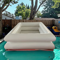 Piscine gonflable pour enfants pour jouer aux jeux aquatiques dans les parcs d'attractions, matériau PVC, capacité supérieure à 500 kg