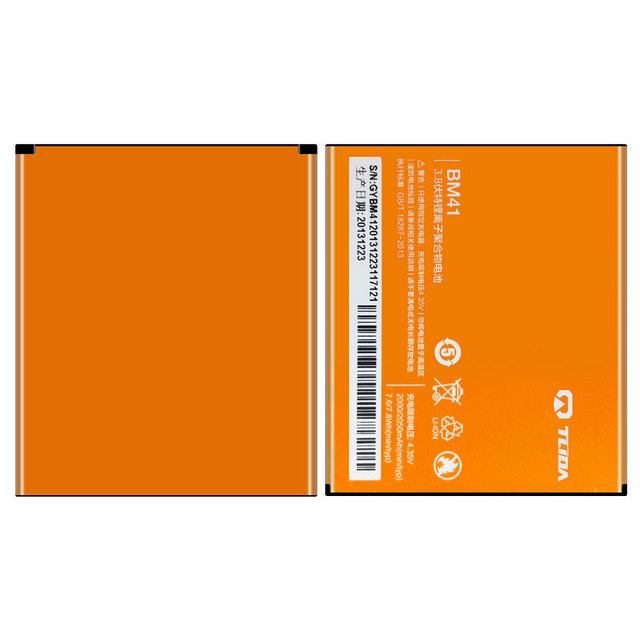 Wholesale High Quality 4100 Mah Bm41 BM44 Cell Phone Battery for Xiaomi Redmi Note 2 2A 4 Battery