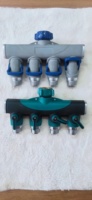 Répartiteur de tuyau d'arrosage agricole pour jardin à 4 voies, en plastique ABS, connecteur d'irrigation d'eau, diamètre 3/4'', norme ANSI, réglable