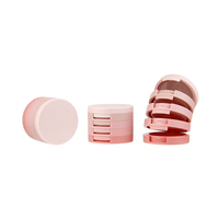 Kotak Bedak Kosmetik ABS Multi-layer Baru dengan Cermin, Wadah Perbaikan Blush, Kotak Kosong Portabel, Ketebalan 1mm, Sub-kemasan Makeup