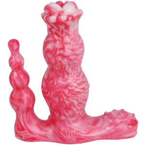 Realista suave silicona <span class=keywords><strong>Pony</strong></span> Dick molde USB recargable impermeable VIBRADOR ELÉCTRICO calabaza bola en forma de masturbación Vaginal - Product Image 1