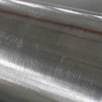Prix d'usine, isolation réfléchissante, certification CE, tissu tissé en aluminium pour l'isolation des toits, des murs et des sols