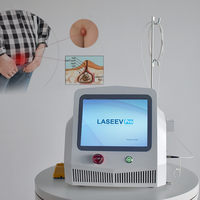 Machine laser chirurgicale pour proctologie, traitement des hémorroïdes et des fissures anales, fibres optiques 1470nm 980nm