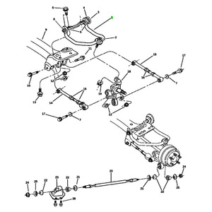 Bras de suspension pour Chrysler Sebring Dodge Stratus 4895277AC 4895276AC Suspension MacPherson inférieure - Product Image 4
