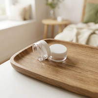 Emballage cosmétique pour gommage des lèvres, emballage personnalisé pour baume à lèvres, pot en acrylique pour crème cosmétique