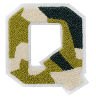 Patchs brodés 3D personnalisés en chenille pour sweats à capuche, formes fleur/cœur, à thermocoller sur vêtements, logo personnalisé pour chapeaux