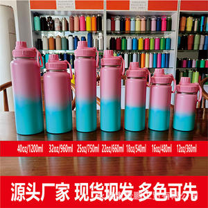 Bouteille d'eau sport isotherme en acier inoxydable grande capacité pour camping et activités de plein air enfants et adultes 1100 - Product Image 5