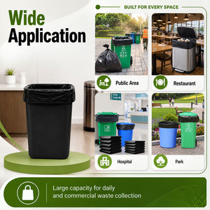 Commercial Waste <b>Bags</b> Pet Waste Black Foldable Shopping <b>Compost</b> Food Organic Human Dog Waste Plastic <b>Bags</b> Recyclable Heat Seal - Product Image 5
