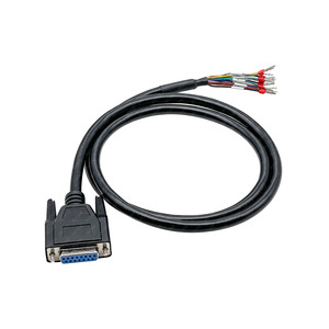 Cable Serial DB15 de Una Sola Cabeza, 15 Pines, Blindado, para Datos, Control de Impresión, Señal de Computadora, con Cubierta de PVC y Conductor de Cobre - Product Image 1