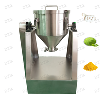 Mélangeur à double cône de laboratoire DZJX 2L-50L, machine de mélange de poudre à petite échelle ou pour l'alimentation et la céramique