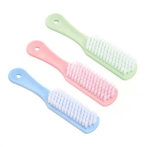 Shoe Brush 3 Pack Soft Bristle Plastic Cleaning Tool For Home Use With Blue Green Pink Colors - Product Image 5