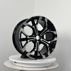 Cerchi Auto 19x8 ET25 5x112 Hub 66.56 <span class=keywords><strong>Grigio</strong></span> Canna di Fucile con Faccia Lavorata Compatibili con <span class=keywords><strong>Audi</strong></span> <span class=keywords><strong>Q5</strong></span> - Product Image 3