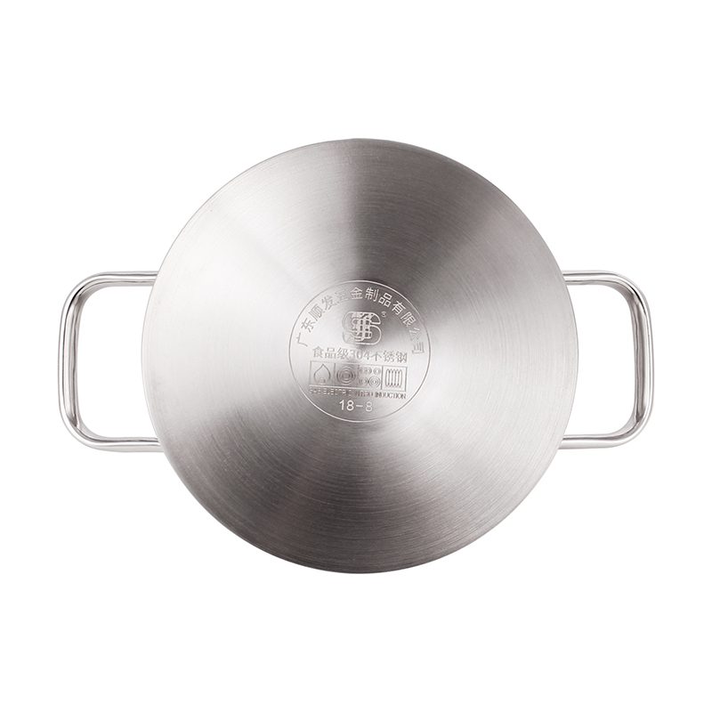 SHUNFA Modern Kitchenware 4pcs Cooking Pots and Pans Cookware Set 304 Stainless Steel Pot with Glass Metal Surface Cover Lid · image 6