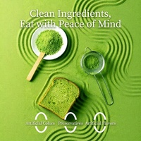 Poudre de Matcha Naturelle Professionnelle Résistante à la Chaleur, Vente Chaude, 200g ℃   Matcha résistant à la chaleur pour la pâtisserie et la fabrication de desserts