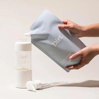 Fabricant de poudre à laver avec poignée imprimée personnalisée, pochette à bec verseur debout, sac d'emballage pour liquide vaisselle, recharge de savon Doypack