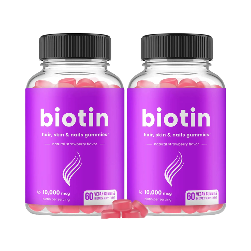 Biotin Hair Growth Gummies Vitamins Collagen