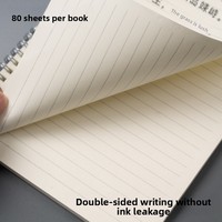 Carnet d'agenda A5 personnalisé avec couverture, pages vierges, journal, vente en gros, fournitures scolaires et de bureau
