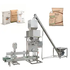 5-50kg grão semente amendoim pesando embalagem selagem máquina costura grânulo embalagem linha