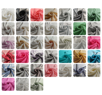 Tissu en Georgette de Soie de Qualité Supérieure, Luxe, Simple et Moderne, Directement de l'Usine, Faible MOQ, Livraison Rapide, Georgette de Soie pour Hijabs