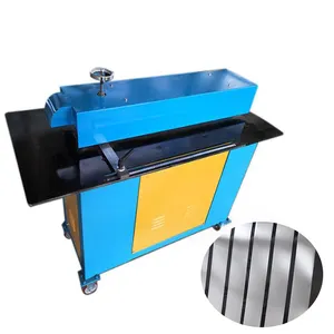 Iron rolling shear slitting machine 1.5KW metal plate rolling shear machine electric reel shear press ribbing machine