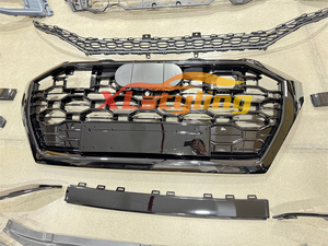 Kit de conversion de carrosserie pour <span class=keywords><strong>Audi</strong></span> Q8 2019 en RSQ8 : pare-chocs avant et arrière, calandre, embouts d'échappement - Product Image 6