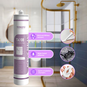 Mastic <span class=keywords><strong>acrylique</strong></span> latex <span class=keywords><strong>silicone</strong></span> <span class=keywords><strong>blanc</strong></span> multi-usages peignable, étanche et siliconeux - Product Image 2